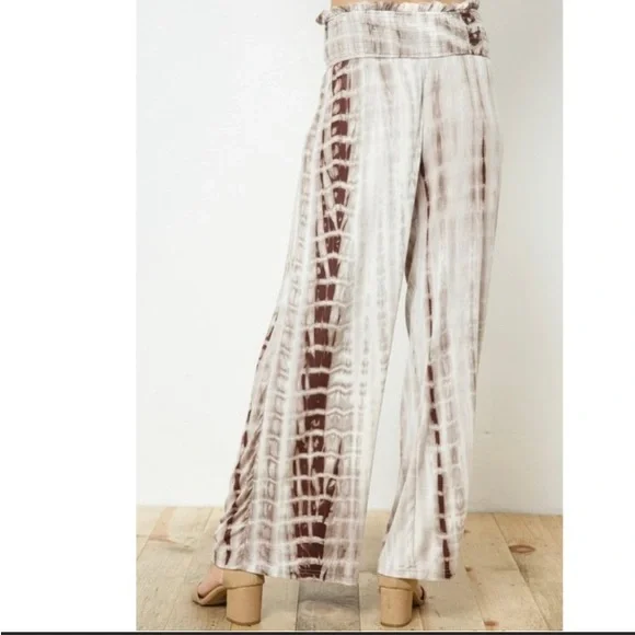 🎉HP🎉 Butter Soft Wide Leg Tie Dye Pants - Picture 3 of 4